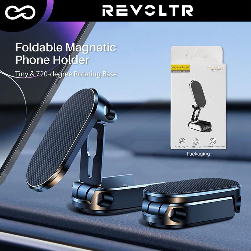 Foldable 720° Rotating Car Phone Holder – Universal Hands-Free Mount for Navigation